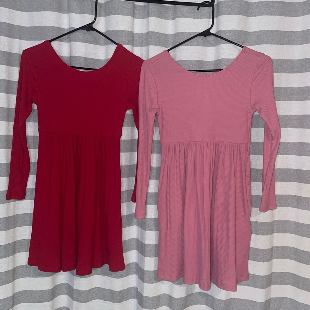 Stylish Red and Pink Kids Dress bundle from Oldnavy Size Large